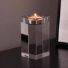 Modern Crystal Candle Holders Glass Candlestick Ornaments Creative Butter Lamp Holder  Indoor