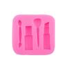 2PCS Silicone Silicone Fondant Mold DIY Cake Decorating Mold  Keychain Pendant Crafting