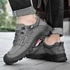 Jesienne buty ze skóry naturalnej Męskie odporne na zużycie buty trekkingowe do aktywności na świeżym powietrzu Casualowe sneakersy Męskie obuwie Buty Męskie Zapatos Hombre