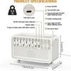 PARKNadaje się do inteligentnej maszyny białego szumu z Bluetooth i światłem nocnym, dyfuzor zapachowy Echo Flame Sleep