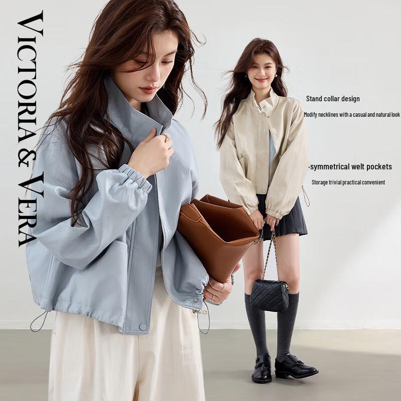 

VICTORIA&VERA Women s Functional Leather Jacket V9016W17 M