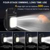 Led Flashlight Key Chain Light Working Light Cob Light Outdoor Camping Fishing And Climbing Night Lamp Waterproof Emergency Lamp