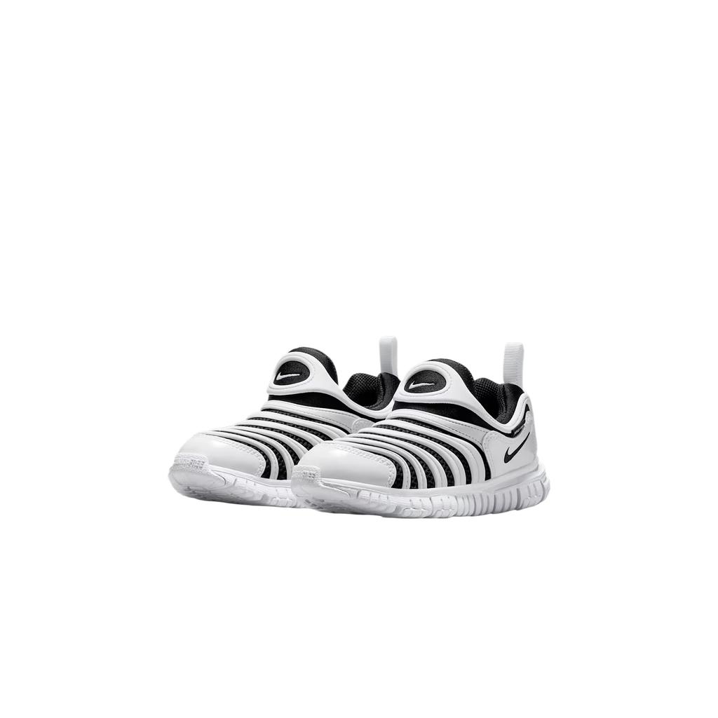 Nike Dynamo Free Fabric Low top Kids Lifestyle Shoes White/Black Children Aged 3 7 Years Old Kids' IB7245-100