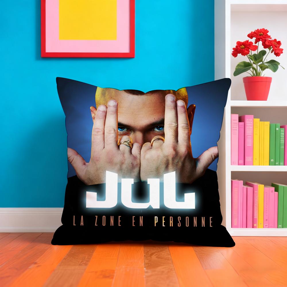 Fashion Jul The Machine Pillow Case Plush Fabric Soft DoubleSided Printed Sofa Warm Winter Home Gift Cushion Cover