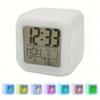 Multifunctional Digital Alarm Clock with Thermometer, LED Night Light for Bedroom & Office