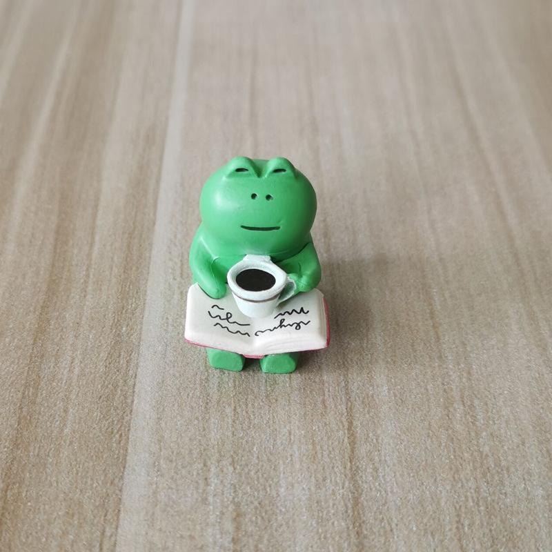 Zakka Żaba Uzdrowicielska Ozdoby Samochodowe: Urocza dekoracja wnętrza do domu, biura lub samochodu