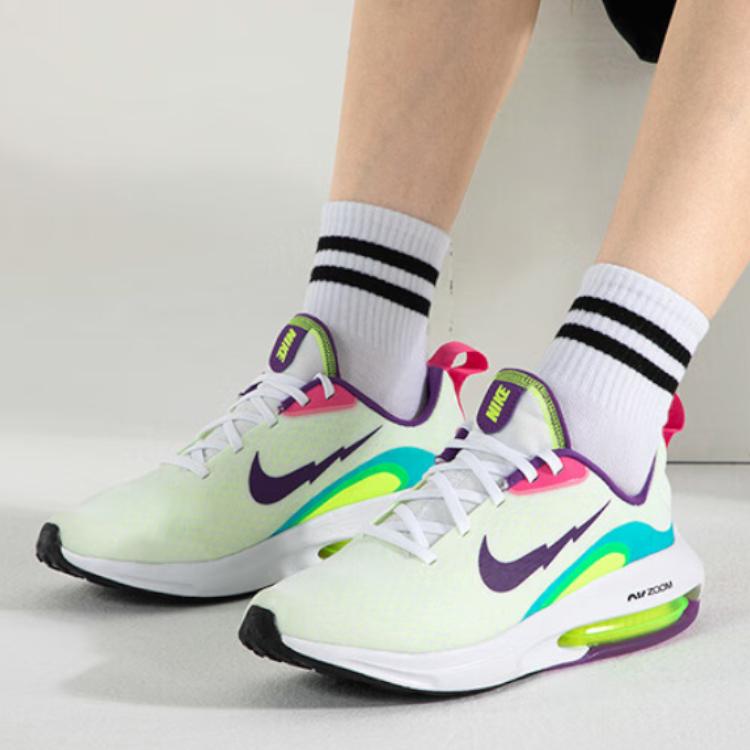 Nike Air Zoom Arcadia 2 SE GS Strike First Kids Sneakers Green White Teal-Nebula FB2356-100