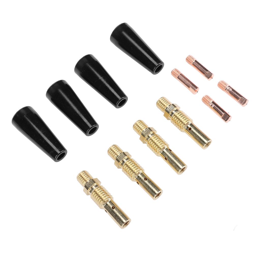 48 Pcs Flux Core Gasless Nozzle Tips Kit 0.030 Inch MIG Welding Tips Gas Diffuser for Magnum 100L