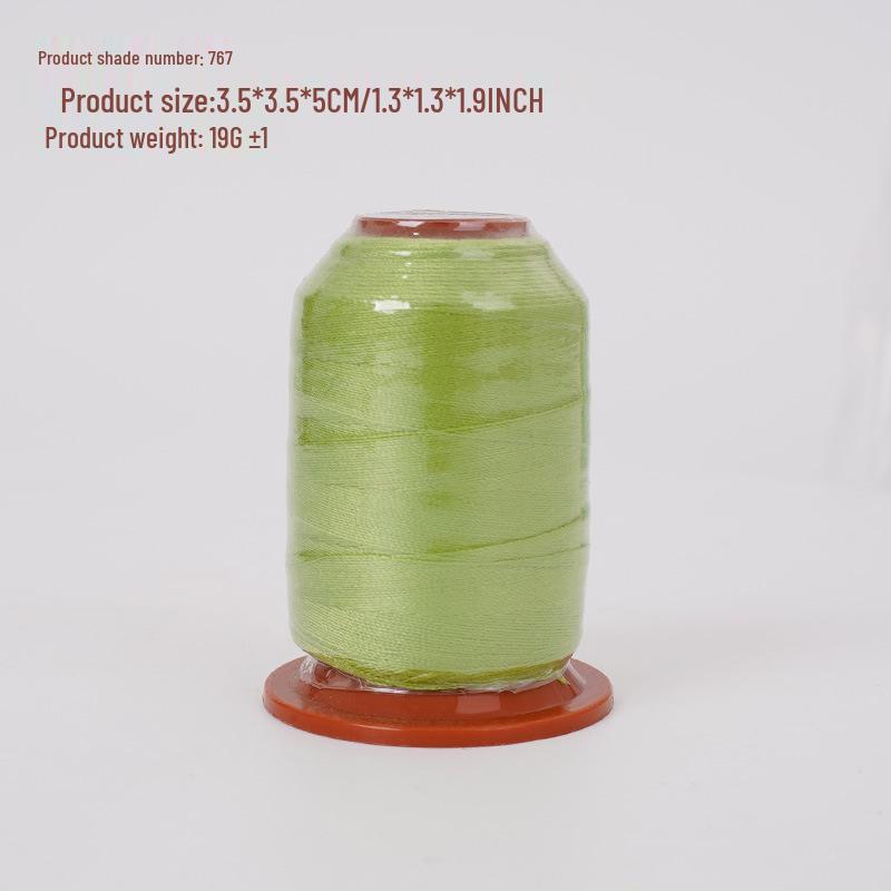 Polyester Sewing Thread: 100 Colors, 500 Yards, Fine Two-Strand, High-Speed, for Hand Sewing