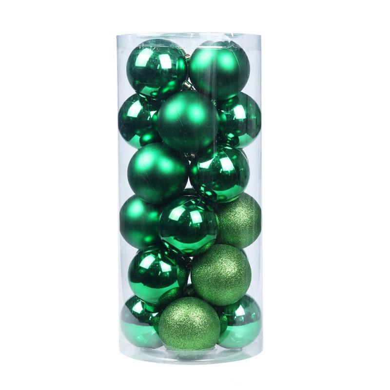 Shiny Electroplated Christmas Ball Ornaments Set 3cm 4cm 6cm 8cm Tree Hanging Decor Red Green Blue Gold Pink Purple
