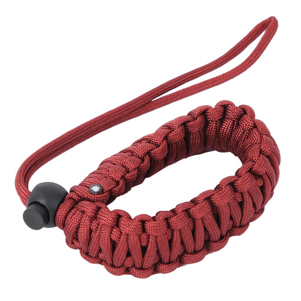 Large Size Camera Lanyard Strap Anti Lost Anti Broken Digital Camera Wrist Band(Red )