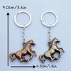 Vintage Metal Horse Keychain Pendant Backpack Hangings Decoration Souvenirs Gifts