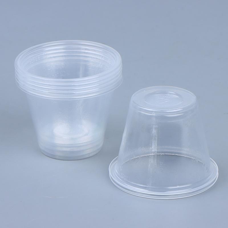 100Pcs 30ml Plastic Graduated Mixing Cups Disposable Universal for Airbrush Paint Mixing DIY Art Creation