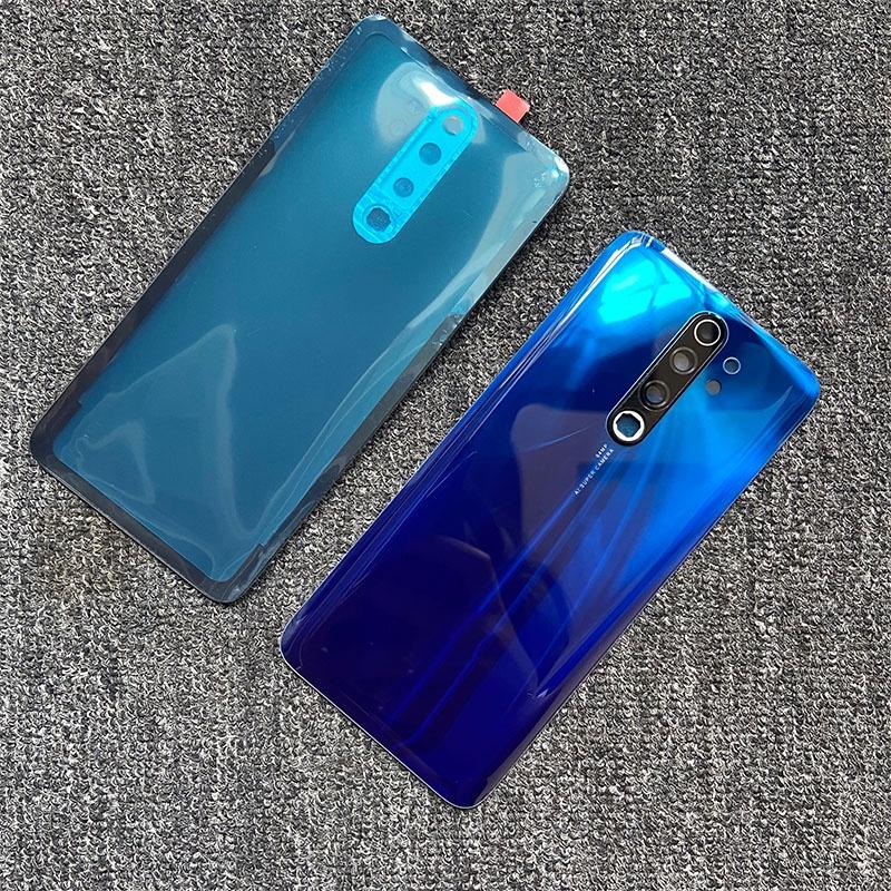 6.53" Battery Back Cover For Xiaomi Redmi Note 8 Pro Rear Glass Panel Housing Case With Camera Lens Replace