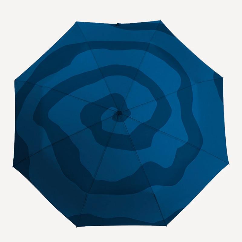 

1pc Spiral Pattern Automatic Open/Close Umbrella with One Touch Button,, Windproof Design Lightweight Portable Umbrella for Women & Men6119