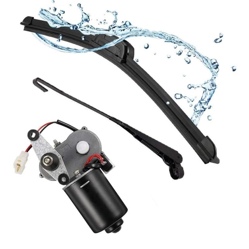 Waterproof Wiper Motor Kit For UTV ATV Sand Cars Delivers Superior Performances In Muddy Rainy And Dusty Environments