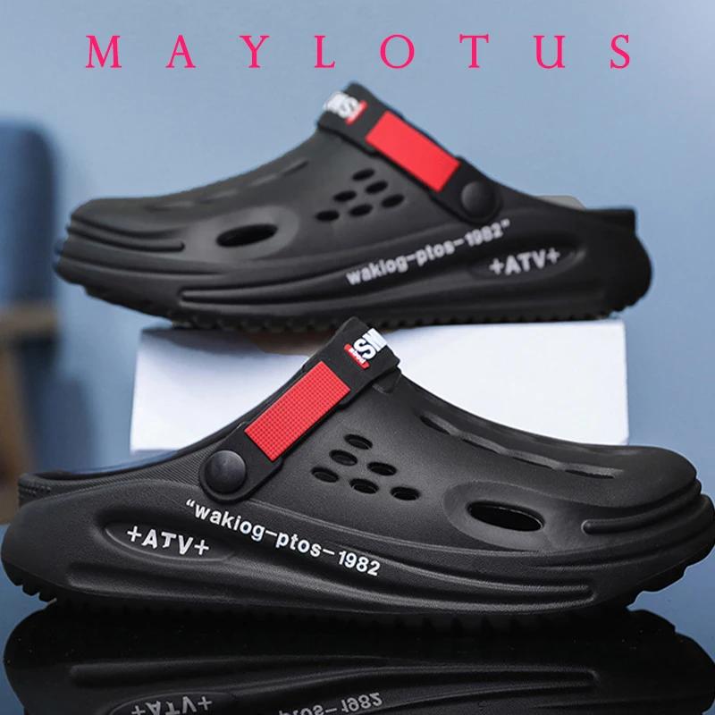 2024 Women's Thick Sole Sandals Platform EVA Clogs Garden Shoes for Women Outdoor Chunky Non Slip Beach Slippers