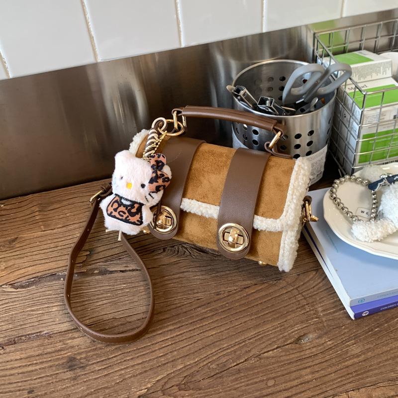 Контрастная клетчатая портативная маленькая сумка женская модная персонализированная маленькая квадратная сумка высокая стоимость косая сумка через плечо