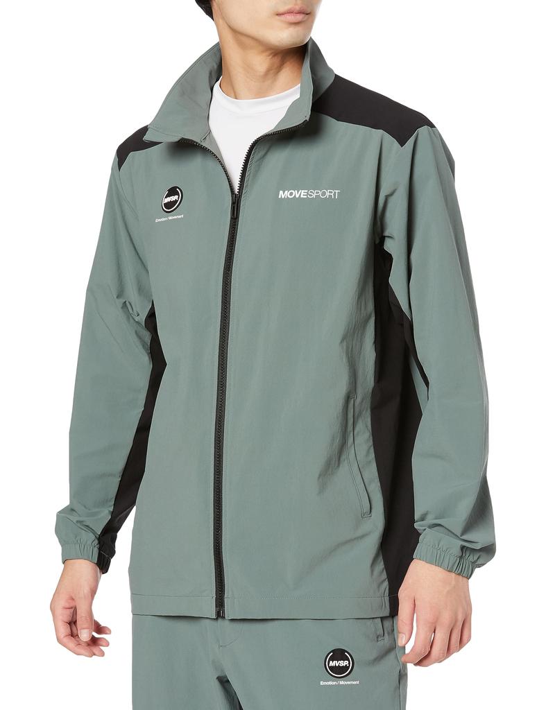 Piste Descente Front Opening with Both Covers MVSP 4WAY Stretch Water Repellent UV Protection Rain L [Move Sports] (UPF50+) DMMWJF11(KHBK)