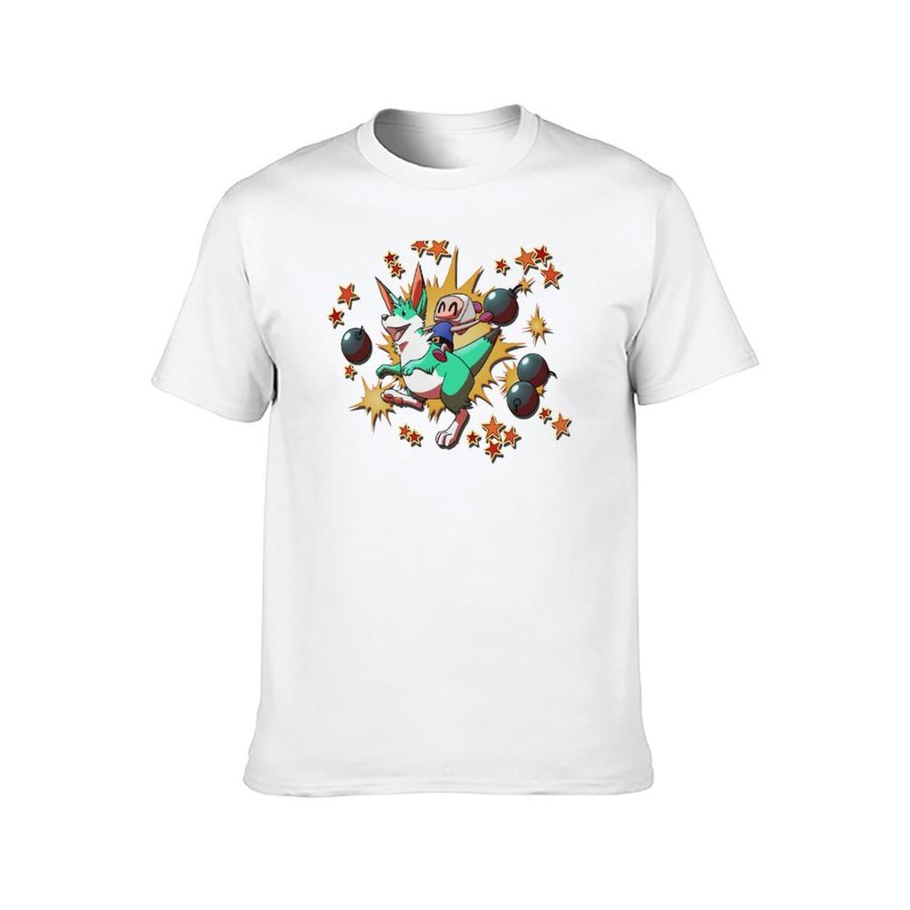 Koszulki t dla mężczyzny designerski graficzny T-shirt koszulki t Bomberman tees