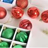 12Pcs/Set Shiny Christmas Ball 6CM Xmas Ornament Ball Durable Christmas Tree Balls  Home