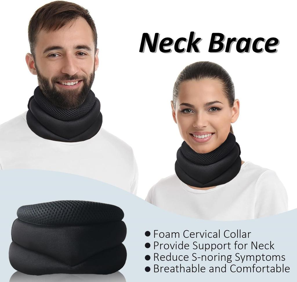 Neck Stretcher Brace Chiropractic Neck Posture Corrector Collar Cervical Traction Neck Orthopedic Brace Adjustable Neck Spine