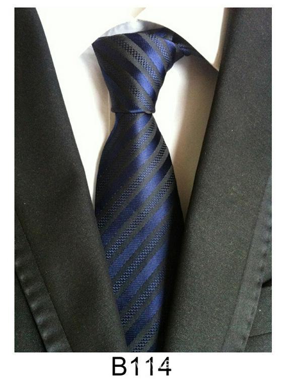 Cravate homme en soie et polyester faite main – Décontractée, formelle ou professionnelle