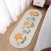 Flower Pattern Bedroom Decor Carpet Thick Plush Carpets for Living Room Fluffy Soft Bedside Floor Mat Simple Style Cloakroom Rug