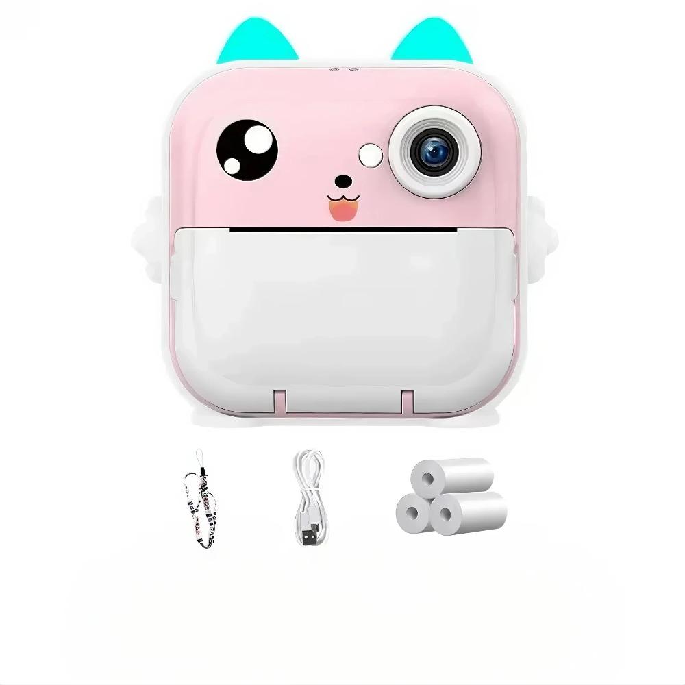 Children Camera Instant Print Mini Digital Video Camera for Kids HD Screen APP Connect Children's Digital Camera Toys As Gifts
