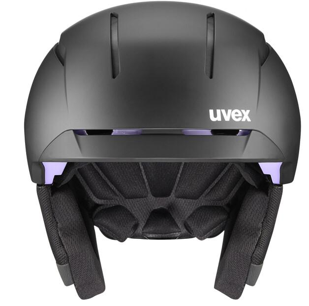 Шлем защитный uvex Levitate MIPS black-lavender matt черный