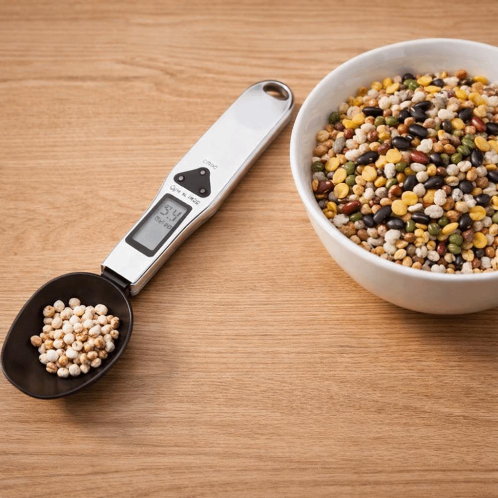 High-Precision Electronic Weighing Spoon Detachable Unit Conversion Measuring Spoon Corrosion Resistance Stainless Steel