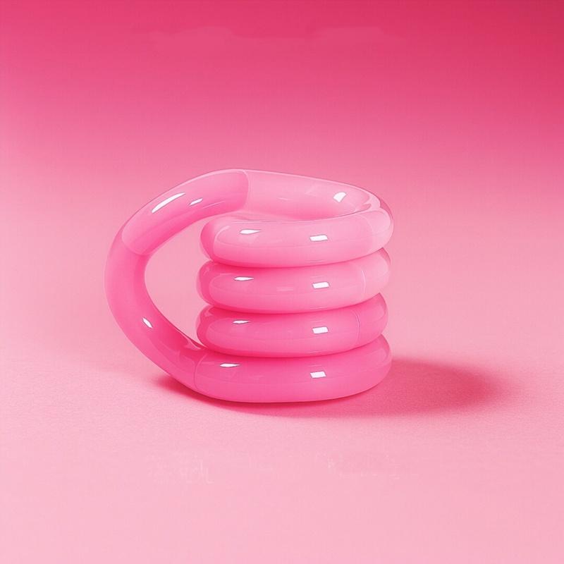 

Color-Changing Squishy Fidget Toy, Focus & Anxiety Relief Finger Therapy, Infinite Stress-Relief Planet Twister розовый