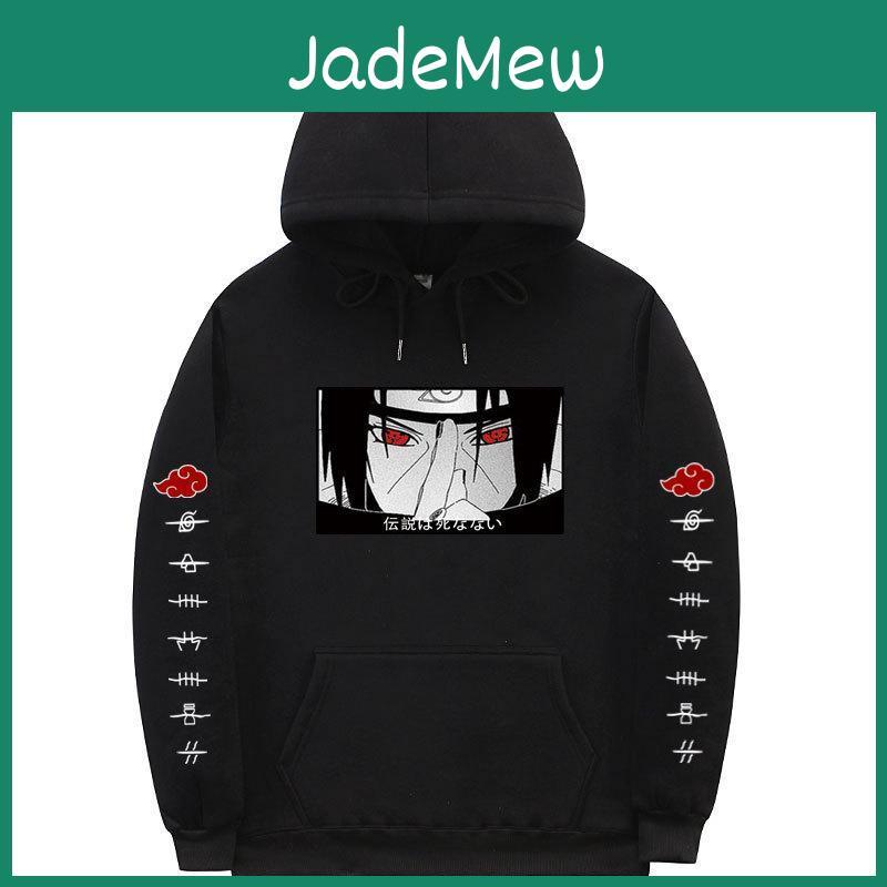 Itachi Naruto Inverno Uchiha Autunno Felpa con Cappuccio Unisex Stampata Manica Lunga Felpa Pullover