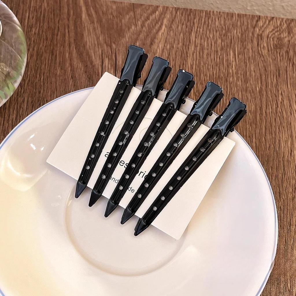 5 ksVícebarevných Dámských Pevných Vlasových Sponek do Salonu, Kuličkových Kulmovacích Sponek, Sponky na Make-up Bez Zmačkání Vlasů, Kadeřnické Stylingové Nástroje s Taštičkou, Profesionální