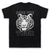 Save The Tiger Animal Rights Protest Slogan King Exotic Mens And Womens T-Shirt