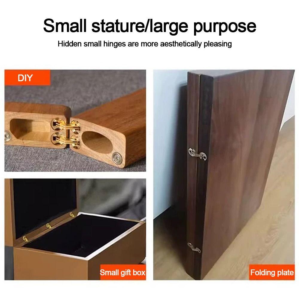 8-18mm Brass Hinges Invisible Furniture Hinges New Hardware Door