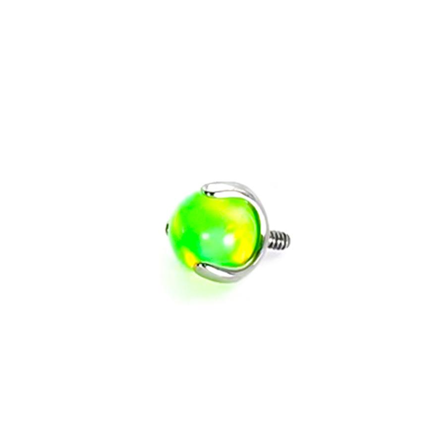 G23 Titanium Aurora Jelly Opal Stud for Ear, Lip, Tongue, and Cartilage Piercings