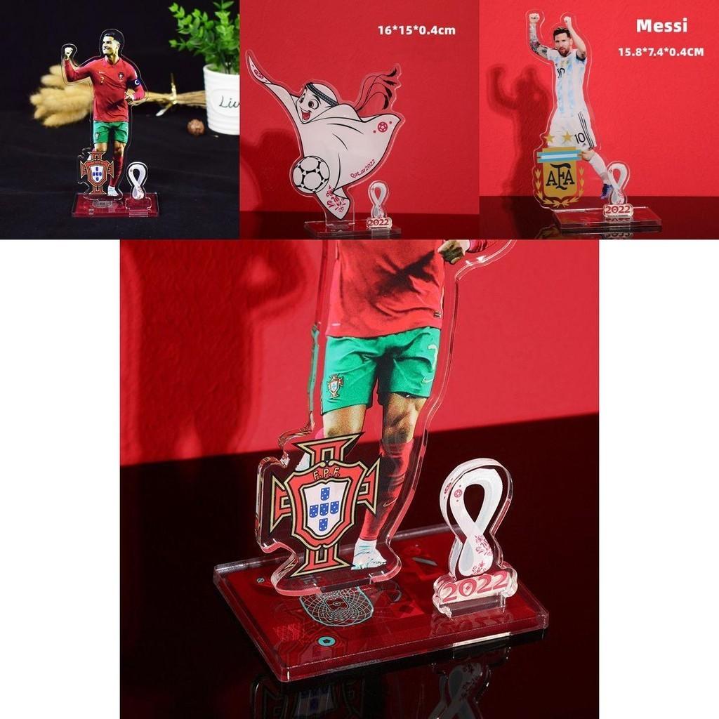 Football Star Mascot Logo Acrylic Handmade Toy Perfect For Fans Of Neymar Messi And Ronaldo