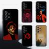 T-The W-Weeknd Sänger Hülle Für Samsung S22,S25,Ultra,S24,S23,FE,S20,S10,Plus,S21,S9,Lite,Weiches Silikon Schwarz