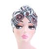 European and American popular vortex headscarf hat, disc flower hat, ethnic clothing hat, headgear hat, Indian hat
