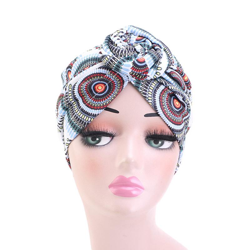European and American popular vortex headscarf hat, disc flower hat, ethnic clothing hat, headgear hat, Indian hat