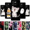 Black Silicone Case For Tecno Pova 6 Neo Spark 30 5G Back Cover Case Cartoon Soft TPU Coque For Tecno Camon 30S 30 S Pro Case