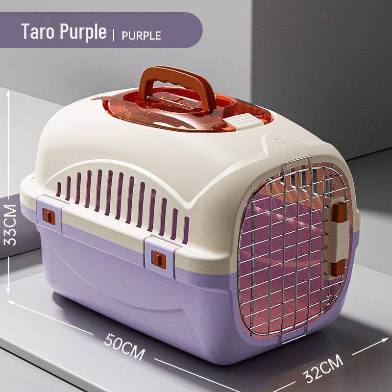 Pet Airline Carrier: Portable, Breathable Travel Cage for Cats and Dogs