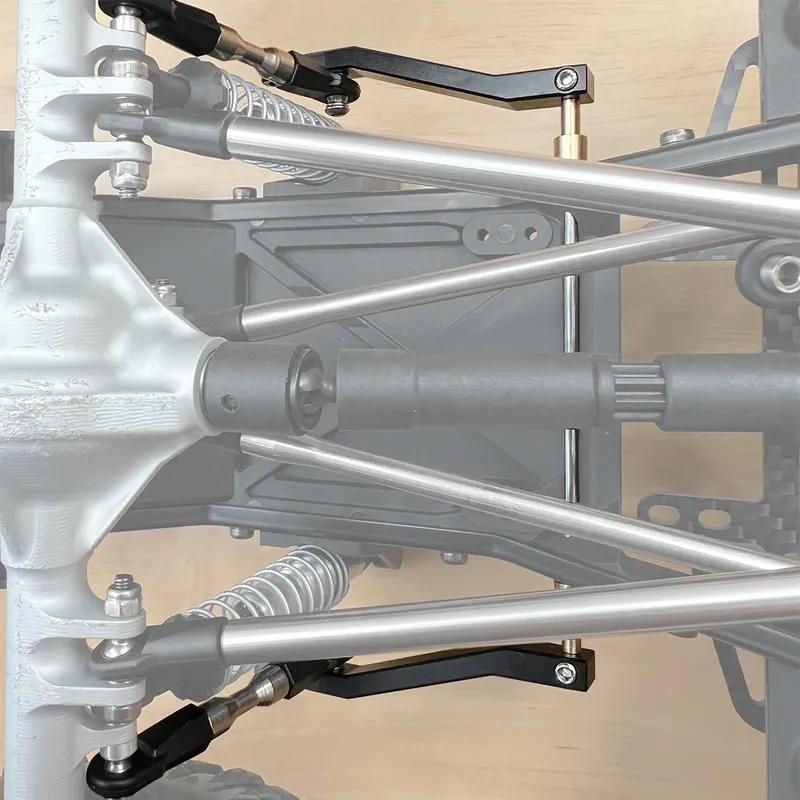 1 Set Aluminum Sway Bar Anti-Tilt Link Rod for 1/10 RC Crawler Vanquish VS4-10 Phoenix LCG DIY Upgrade Parts