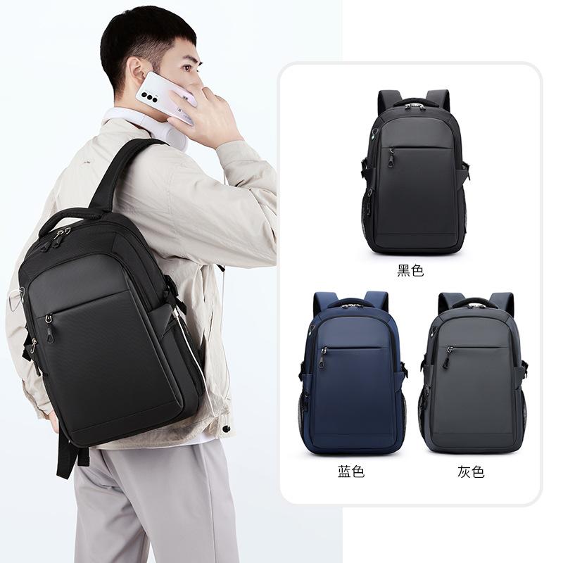 Schoolbag New Backpack Casual Versatile Large Capacity Student Computer Backpack Simple Commuter Travel Business Backpack
