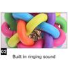 Ball Bell Colorful Teeth Cleaning Random Color Sound Woven Ball