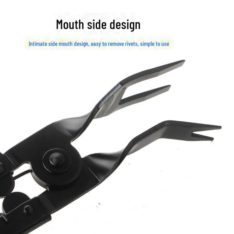 Plastic Rivet Removal Tool: Light Open Pliers with Screwdriver for Car Buckles and Gas Protection.