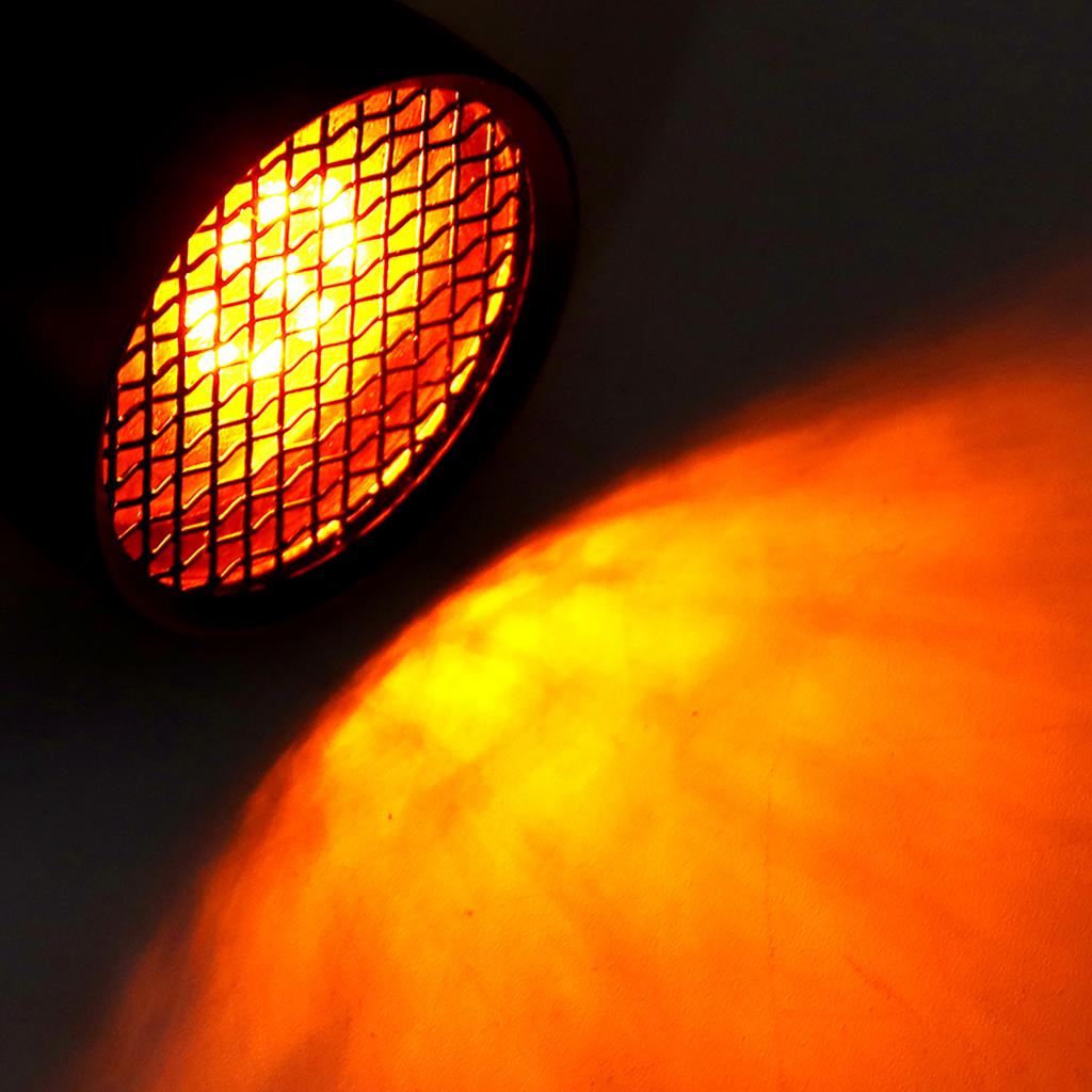 Motorcycle Retro Grid LED Turn Signal Brake Light Metal Blinker Flashes