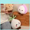 Cute Vegetable Plush Doll With Soft Short Pile For Childrens Play And Collection