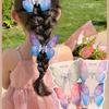 Mixed Material Butterfly Hair Clip Duckbill Clip Style Beautiful And Natural Hair Decoration For Girls